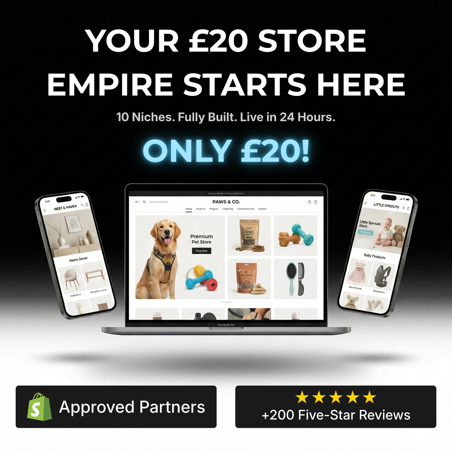 CUSTOM DROPSHIPPING STORE